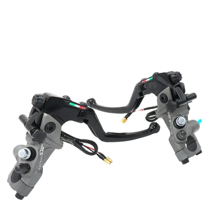 Right Left Sides CNC 19 RCS Motorcycle Brake Master Cylinder Cable Clutch Radial Brake Pump 22mm Universal
Right Left Sides CNC 19 RCS Motorcycle Brake Master Cylinder Cable Clutch Radial Brake Pump 22mm Universal