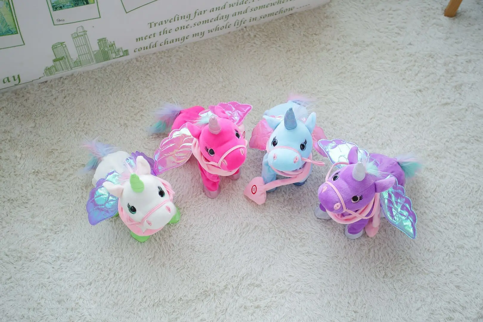 5Colors 35cm Music Electric Walking Unicorn Leash Stuffed Plush Animal Toy Dancing Funny Toys for Kids
5Colors 35cm Music Electric Walking Unicorn Leash Stuffed Plush Animal Toy Dancing Funny Toys for Kids