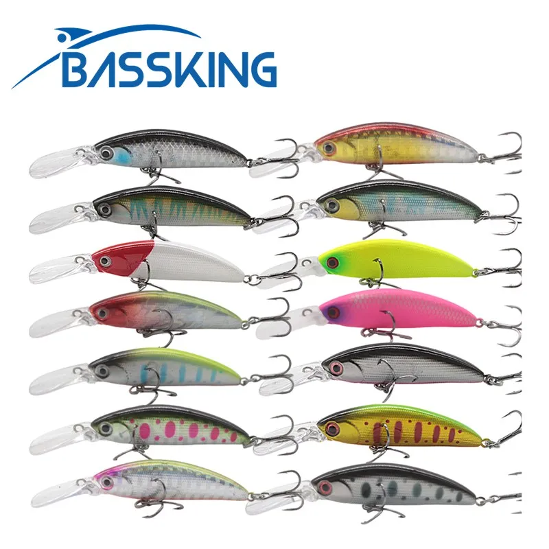 BASSKING Sinking Minnow Bait 50mm 6.2g Hard Fishing Lure Isca Artificial Para Pesca Wobbler Leurre Peche Seabass Fishing Bait
BASSKING Sinking Minnow Bait 50mm 6.2g Hard Fishing Lure Isca Artificial Para Pesca Wobbler Leurre Peche Seabass Fishing Bait