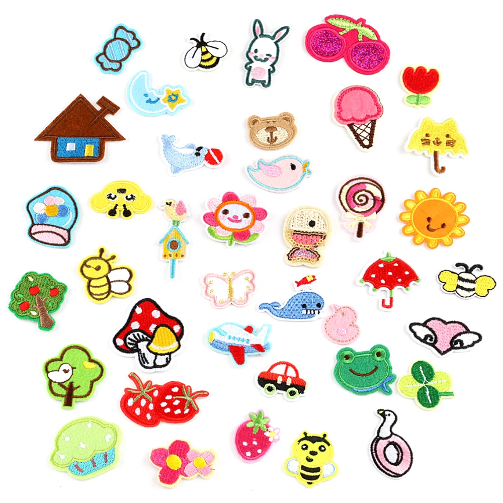 39PCS Iron on Stickers Sew on Stickers Mixed Embroidery Cloth Stickers Decorative Accessories Embroider Badge
39PCS Iron on Stickers Sew on Stickers Mixed Embroidery Cloth Stickers Decorative Accessories Embroider Badge