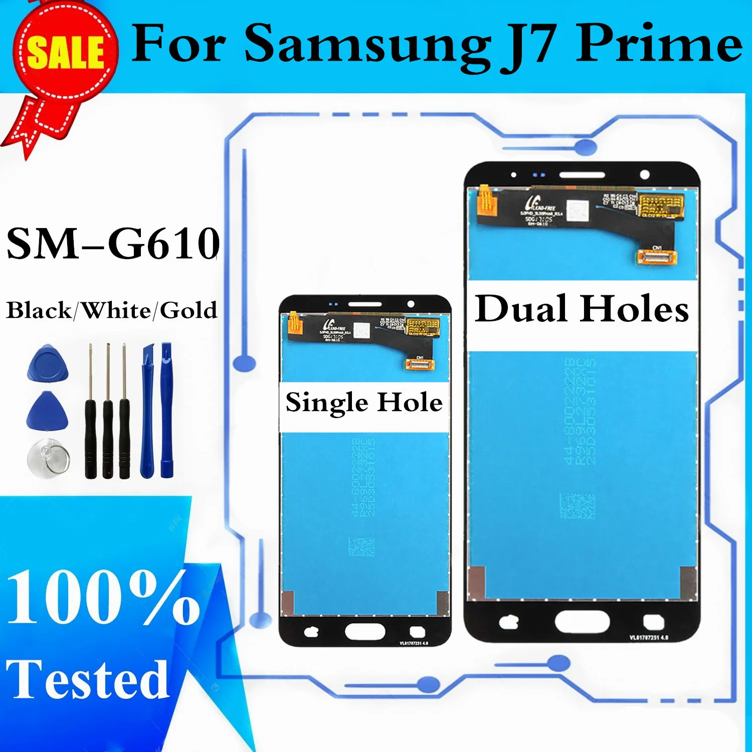 LCD For SAMSUNG GALAXY J7 Prime LCD G610 G610F G610M Display Touch Screen Digitizer Assembly Single/Double Hole For J7 Prime LCD
LCD For SAMSUNG GALAXY J7 Prime LCD G610 G610F G610M Display Touch Screen Digitizer Assembly Single/Double Hole For J7 Prime LCD