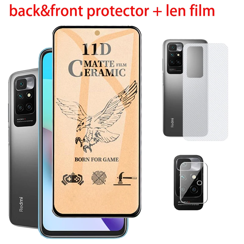 Redmi 10 glass, back&front screen protector for xaiomi redmi10 matte ceramic glass redmi 10 soft glasses for Xiaomi Redmi 10 
Redmi 10 glass, back&front screen protector for xaiomi redmi10 matte ceramic glass redmi 10 soft glasses for Xiaomi Redmi 10