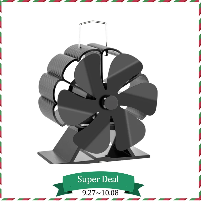 6-blade Stove Fireplace Fan Effecient Heatpowered Log Wood Burner Stove Fan Ecofan Quiet Heat Distribution
6-blade Stove Fireplace Fan Effecient Heatpowered Log Wood Burner Stove Fan Ecofan Quiet Heat Distribution
