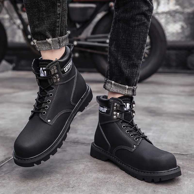 Original Men Leather Boots Good Quality Working Boot For Mens Different Colors Youth Cowboy Boots Anti Slip Motorcycle Boot Man
Original Men Leather Boots Good Quality Working Boot For Mens Different Colors Youth Cowboy Boots Anti Slip Motorcycle Boot Man