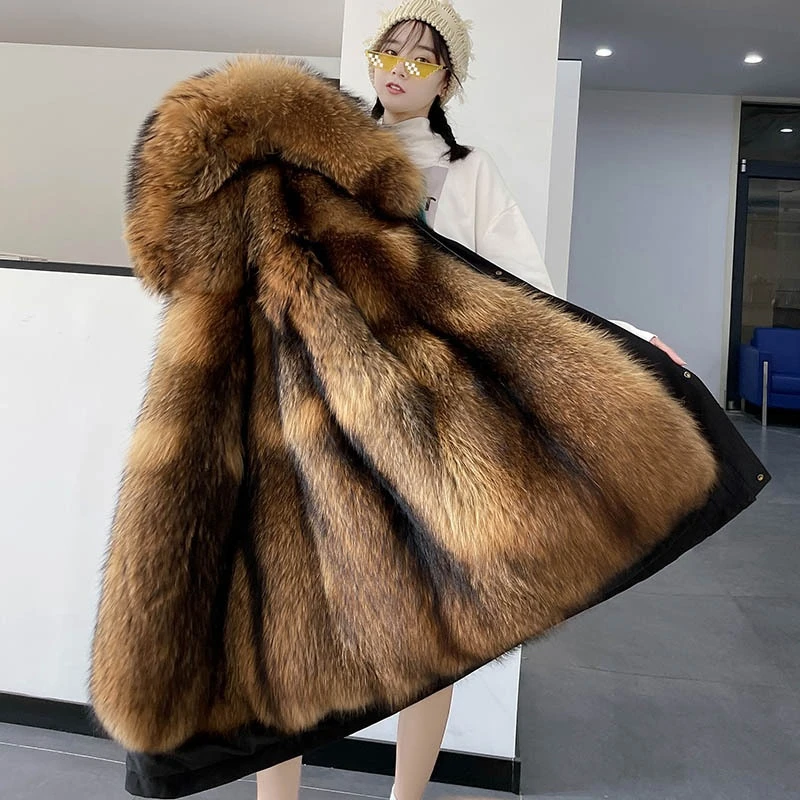 Fake Fox Fur Women Winter Coat Long Faux Fur Hooded Long Overcoat Girls Long Sleeve Outerwear Black Oversize 4xl 5xl Windbreaker
Fake Fox Fur Women Winter Coat Long Faux Fur Hooded Long Overcoat Girls Long Sleeve Outerwear Black Oversize 4xl 5xl Windbreaker