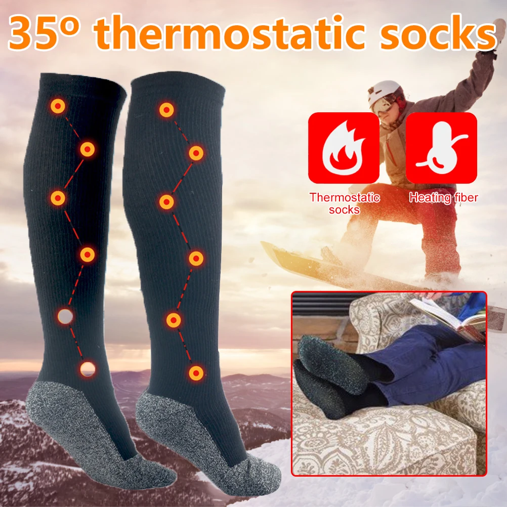 Winter 35℃ Constant Temperature Heat Socks For Men Women Warm Thermal Socks Insulated Crew Socks For Cold Weather Skiing
Winter 35℃ Constant Temperature Heat Socks For Men Women Warm Thermal Socks Insulated Crew Socks For Cold Weather Skiing