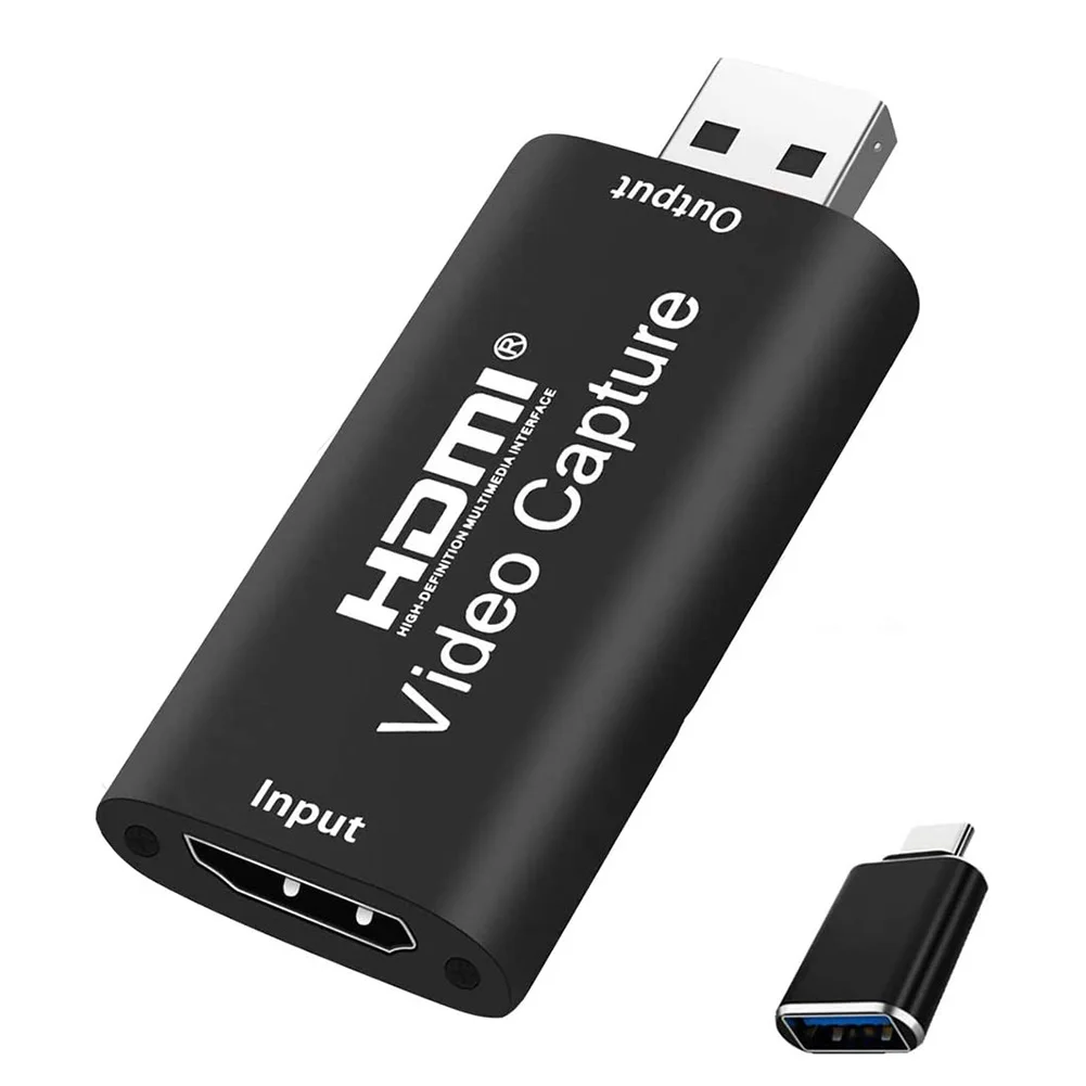 USB 2.0 HDMI-compatible Capture Card with USB 3.1 OTG Adapter Audio Video Capture Card for Game DVD Live Streaming Broadcast
USB 2.0 HDMI-compatible Capture Card with USB 3.1 OTG Adapter Audio Video Capture Card for Game DVD Live Streaming Broadcast
