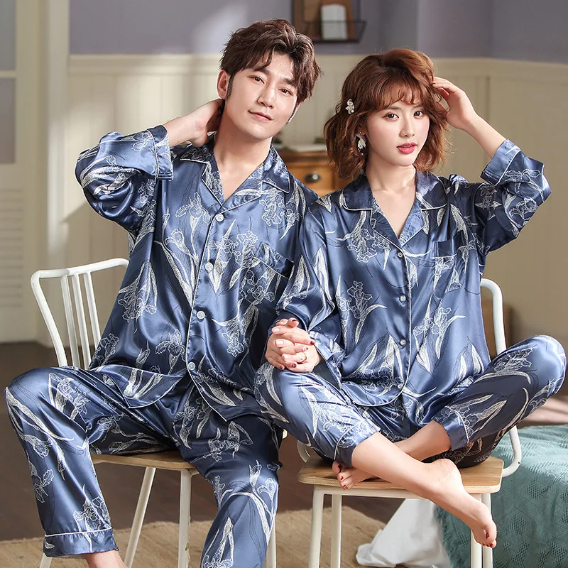 Floral Print Pajamas Set Lovers Pyjamas Women Silk Satin Pajama Sets Cartoon Couple Pajamas For Women Sleepwear Sets Pijama Muje
Floral Print Pajamas Set Lovers Pyjamas Women Silk Satin Pajama Sets Cartoon Couple Pajamas For Women Sleepwear Sets Pijama Muje