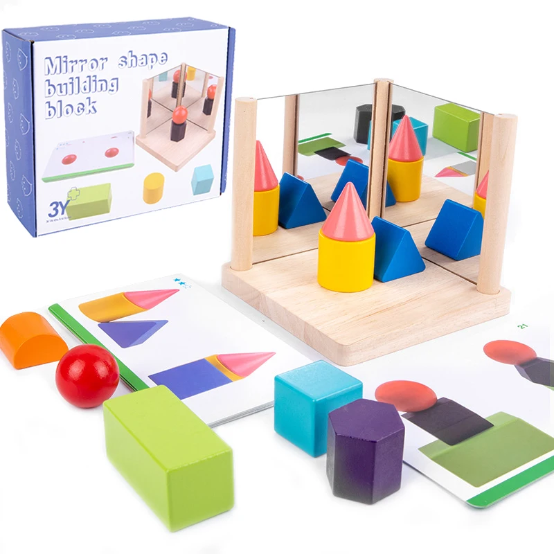 Children Logical Brain Training Teaching Aids Thinking Games Shape Matching Block Toys Geometry Math Educational Game Mirror Toy
Children Logical Brain Training Teaching Aids Thinking Games Shape Matching Block Toys Geometry Math Educational Game Mirror Toy