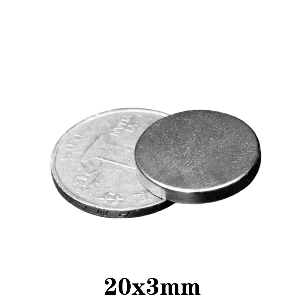 5~50pcs 20x3 Sheet Neodymium Magnet 20mmx3mm Round Powerful NdFeB Magnets 20x3mm Rare Earth Magnet Disc magnet strong 20*3 mm
5~50pcs 20x3 Sheet Neodymium Magnet 20mmx3mm Round Powerful NdFeB Magnets 20x3mm Rare Earth Magnet Disc magnet strong 20*3 mm