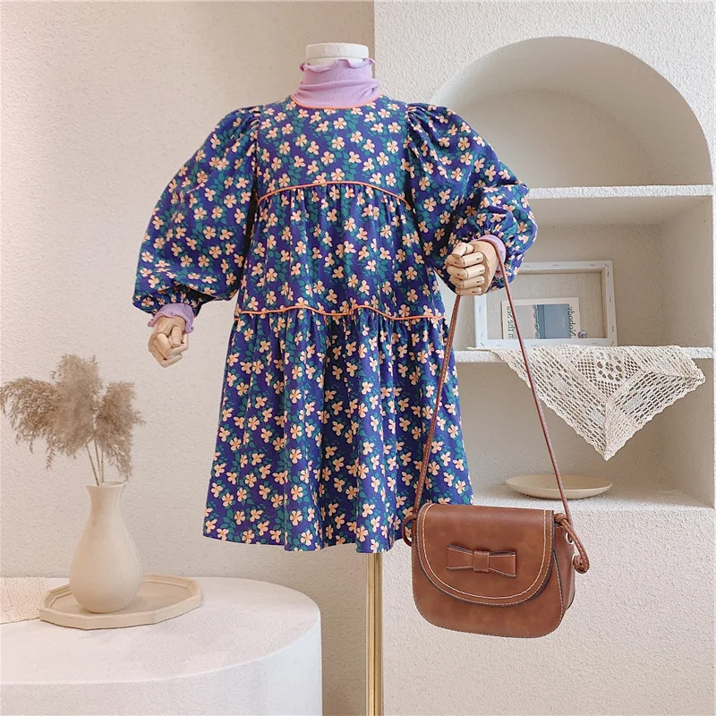 2021 Spring Autumn New Girl Priness Floral Dresses Kids Spring Long Sleeve Dresses Children Flowers Costume Casual Outfits 3-7Y
2021 Spring Autumn New Girl Priness Floral Dresses Kids Spring Long Sleeve Dresses Children Flowers Costume Casual Outfits 3-7Y