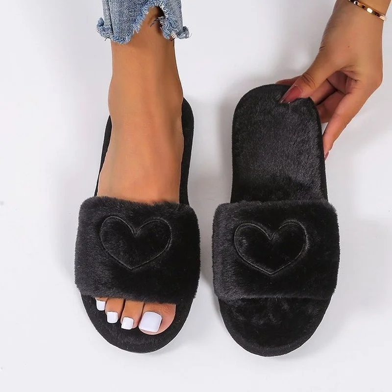 2021 Summer New Fashtion Soft Round Head Furry Women Falt Shoes Suede Love Heart Shape Low Heel Comfortable Women's Casual Shoes
2021 Summer New Fashtion Soft Round Head Furry Women Falt Shoes Suede Love Heart Shape Low Heel Comfortable Women's Casual Shoes
