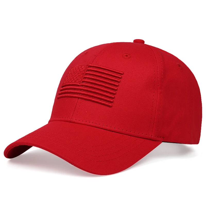 2020 new 3D embroidery flag baseball cap hip hop dad hat wholesale