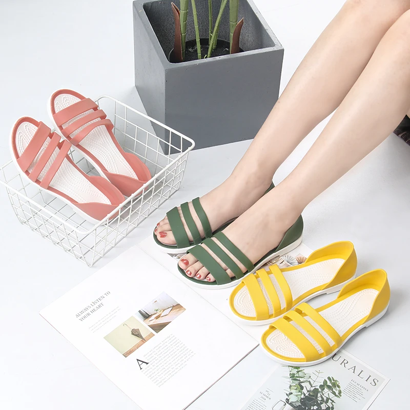 Jelly Women Summer Shoes Sandals Flat Beach Sandals Fashion Outdoor Casual Sandals Open Toe Sandalias Mujer
Jelly Women Summer Shoes Sandals Flat Beach Sandals Fashion Outdoor Casual Sandals Open Toe Sandalias Mujer