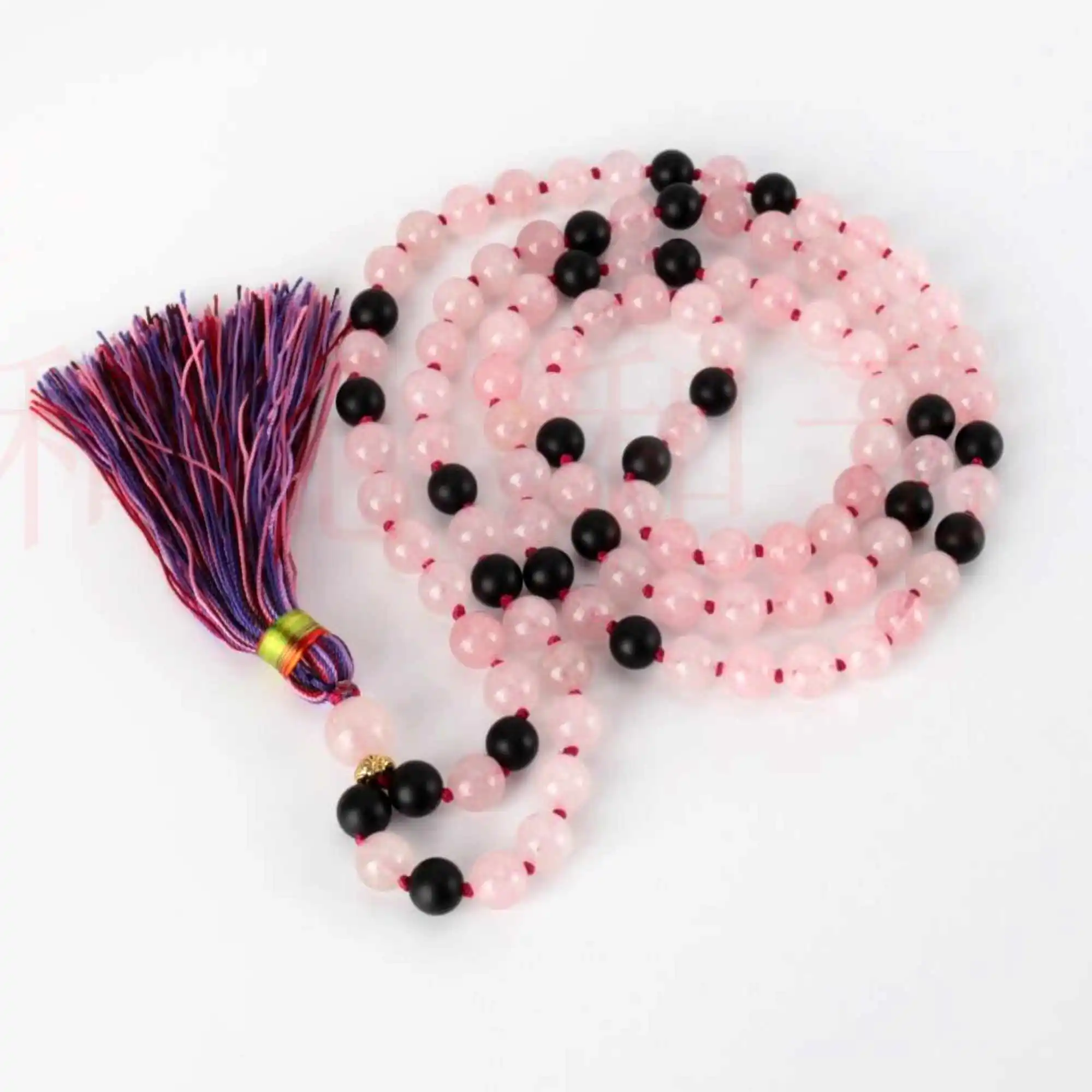8mm Natural 108 knot black agate pink crystal beads necklace National Style Blessing Emotional Colorful Buddhism Classic Diy
8mm Natural 108 knot black agate pink crystal beads necklace National Style Blessing Emotional Colorful Buddhism Classic Diy