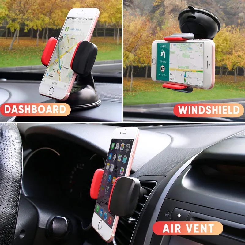 Universal Car Holder For Phone in Car Air Vent Clip Mount Windshield Sucker Mobile Phone Holder GPS Stand For iPhone 11 Samsung 
Universal Car Holder For Phone in Car Air Vent Clip Mount Windshield Sucker Mobile Phone Holder GPS Stand For iPhone 11 Samsung