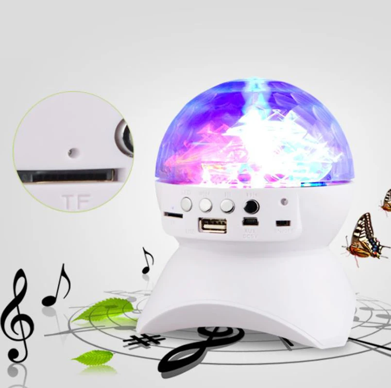 Bluetooth музыкальный динамик диско-шар светильник светодиодный вечерние DJ