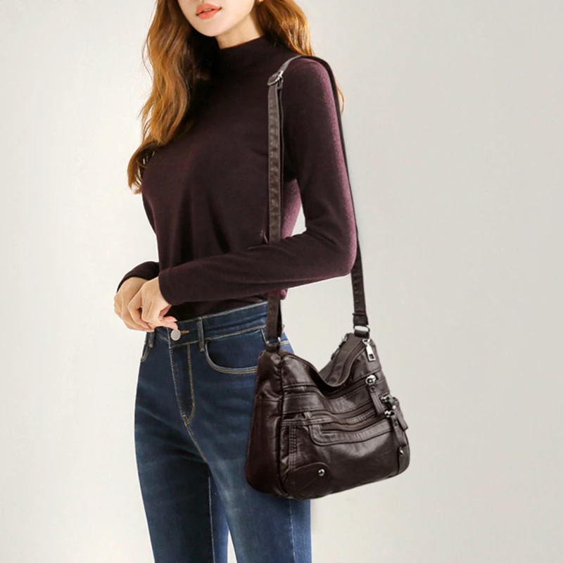 New PU Leather Messenger Soft Flap Single Shoulder Crossbody Pack Bag Luxury Handbags For Woman All-Match Large Capacity
New PU Leather Messenger Soft Flap Single Shoulder Crossbody Pack Bag Luxury Handbags For Woman All-Match Large Capacity