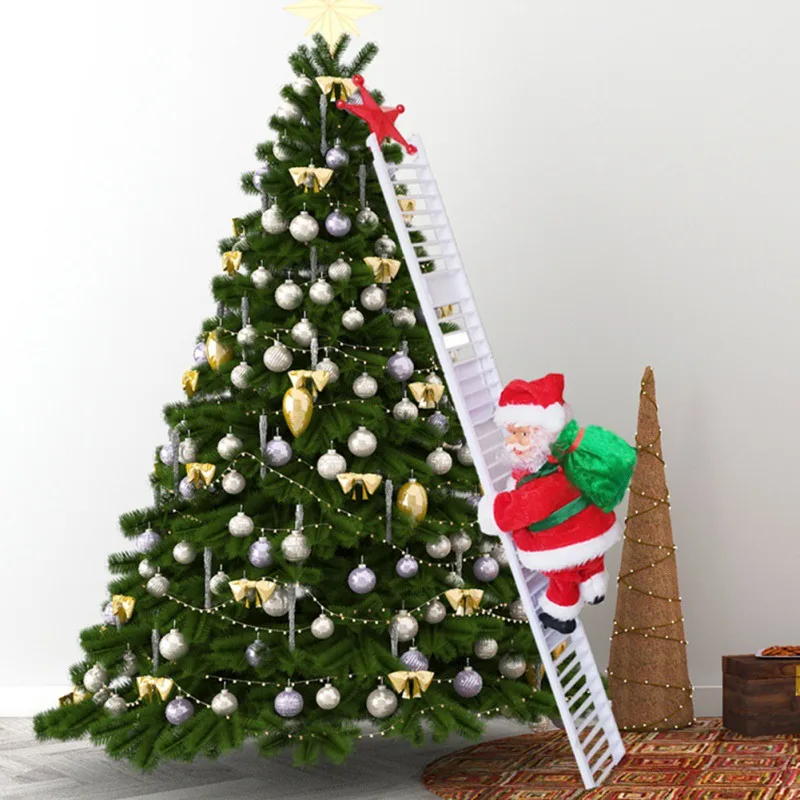 Christmas Decoration Electric Santa Claus Climb Ladder Hanging Ornament Moving Climb Ladder Santa Festival Party Supplies
Christmas Decoration Electric Santa Claus Climb Ladder Hanging Ornament Moving Climb Ladder Santa Festival Party Supplies