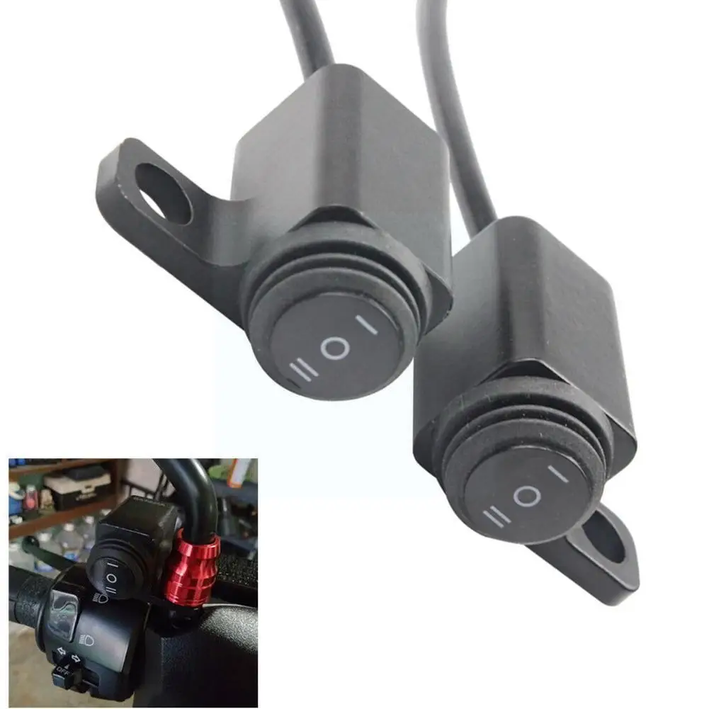 Universal 12V Motorcycle Switch Alloy 10mm Mirror Mount Fog Button Lights Brake Motorcycle Switch Hazard Waterproof Headlig K2I8
Universal 12V Motorcycle Switch Alloy 10mm Mirror Mount Fog Button Lights Brake Motorcycle Switch Hazard Waterproof Headlig K2I8