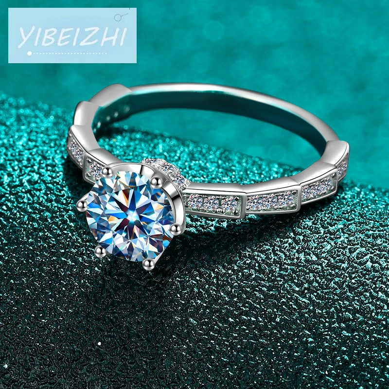 The New New Arrival Excellent Cut Blue Moissanite Ring Female 925 Silver D Color Pass Diamond Test 1ct Moissanite Wedding Rings
The New New Arrival Excellent Cut Blue Moissanite Ring Female 925 Silver D Color Pass Diamond Test 1ct Moissanite Wedding Rings