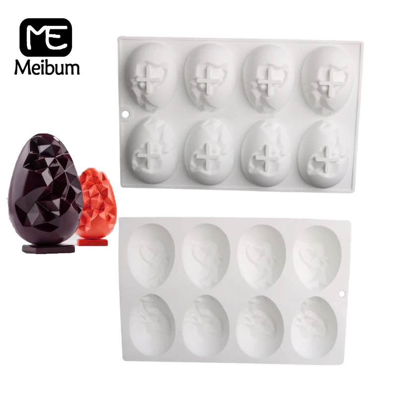 Meibum Mousse Baking Tools Easter Egg with Diamond Pattern Silicone Cake Molds Kitchen Dessert Bakeware Chocolate Moulds
Meibum Mousse Baking Tools Easter Egg with Diamond Pattern Silicone Cake Molds Kitchen Dessert Bakeware Chocolate Moulds
