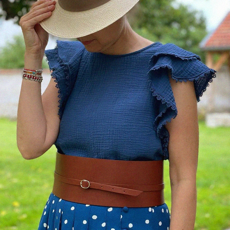 Женская винтажная Блузка с оборками, элегантная кружевная блузка составного кроя, шикарные блузки
Женская винтажная Блузка с оборками, элегантная кружевная блузка составного кроя, шикарные блузки