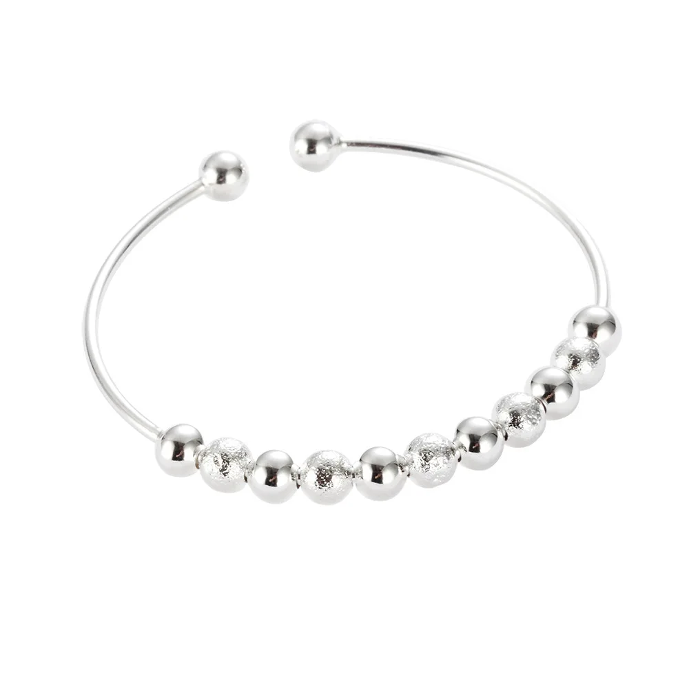 10pcs/Lot Stainless Steel Beads Bracelet & Bangle Cuff Bangles Fashion Women Jewelry 56mm Wholesale
10pcs/Lot Stainless Steel Beads Bracelet & Bangle Cuff Bangles Fashion Women Jewelry 56mm Wholesale