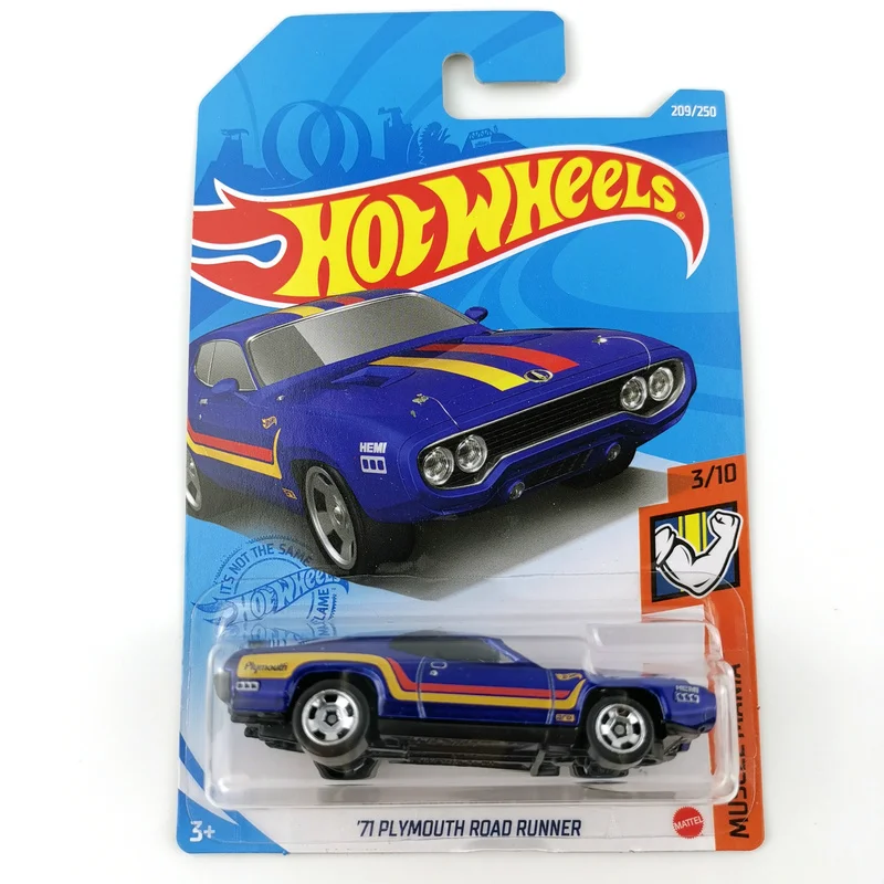 2021-209 Hot Wheels Cars 71 PLYMOUTH ROAD RUNNER 1/64 Metal Diecast Model Collection Toy Vehicles
2021-209 Hot Wheels Cars 71 PLYMOUTH ROAD RUNNER 1/64 Metal Diecast Model Collection Toy Vehicles
