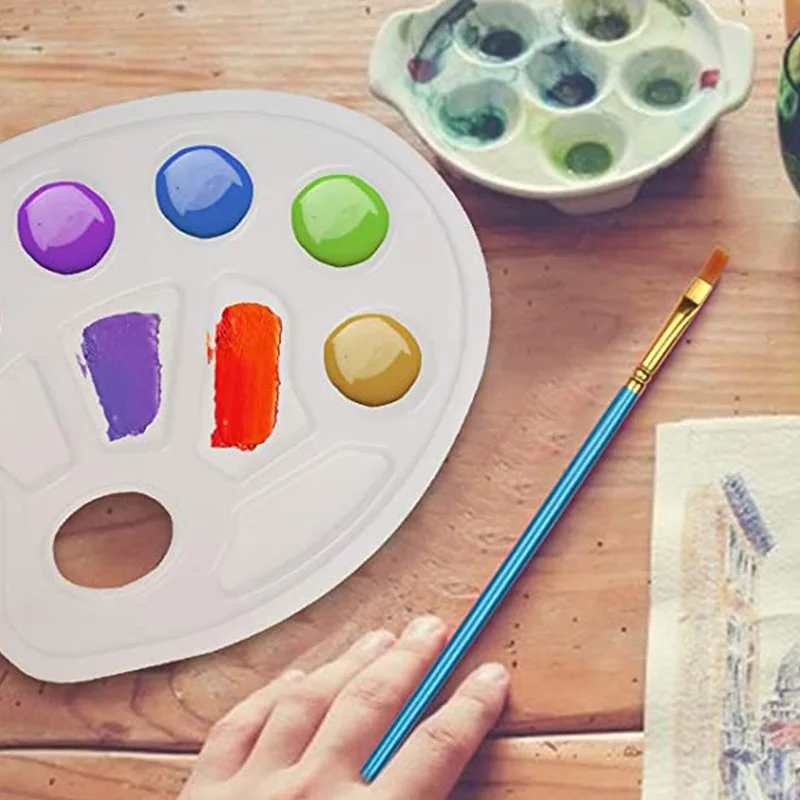 Painting Palette Knives Art Set Knife Painting Tool Painting Mixing Scraper with Painting Brushes and Painting Tray 
Painting Palette Knives Art Set Knife Painting Tool Painting Mixing Scraper with Painting Brushes and Painting Tray