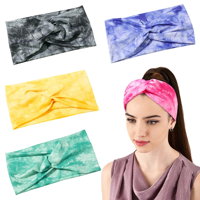 Fashion New Tie Dye Headpiece Stretch Wide Hairband Twist Cross Knot Women Headband Yoga Sport Sweat Headband Elastic Hair Band
Fashion New Tie Dye Headpiece Stretch Wide Hairband Twist Cross Knot Women Headband Yoga Sport Sweat Headband Elastic Hair Band