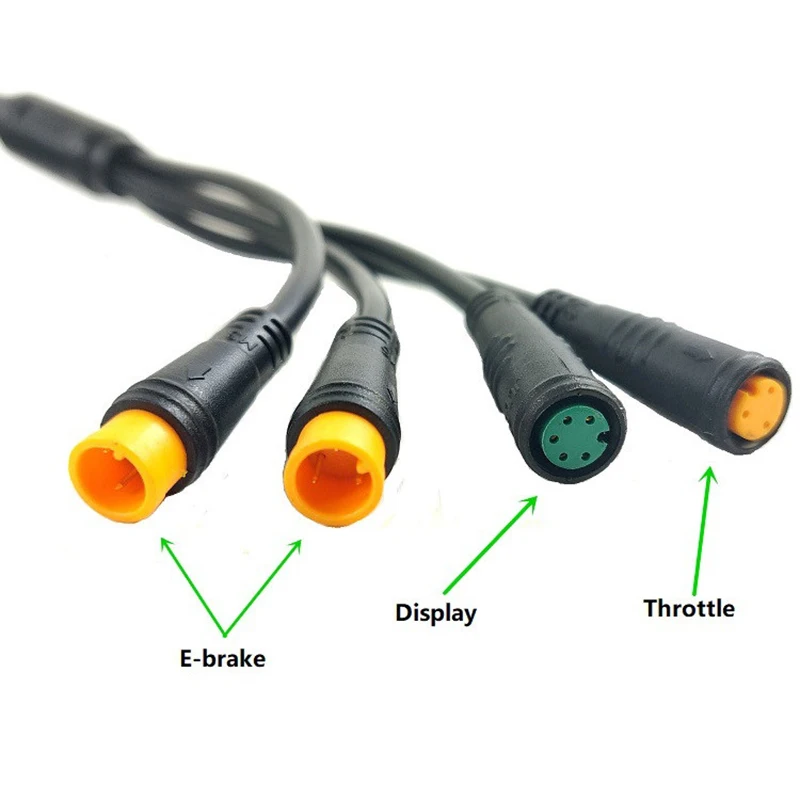 1T4 Extension Cord Cable Waterproof Motor Electric Bicycle Plastic Metal Fine Workmanship Resistant To Breakage Connector
1T4 Extension Cord Cable Waterproof Motor Electric Bicycle Plastic Metal Fine Workmanship Resistant To Breakage Connector