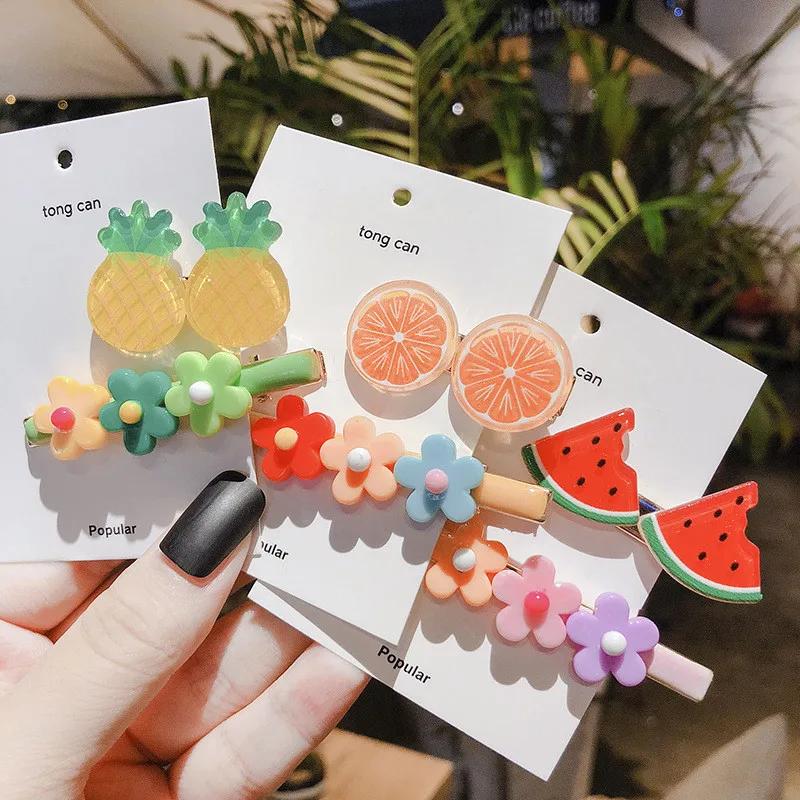 Cute New Fruit Clip Headdress Side Clip Hair Accessories Hair Clips Hair Pins 2 Pcs/set Women Girls Flowers Hair Clips
Cute New Fruit Clip Headdress Side Clip Hair Accessories Hair Clips Hair Pins 2 Pcs/set Women Girls Flowers Hair Clips