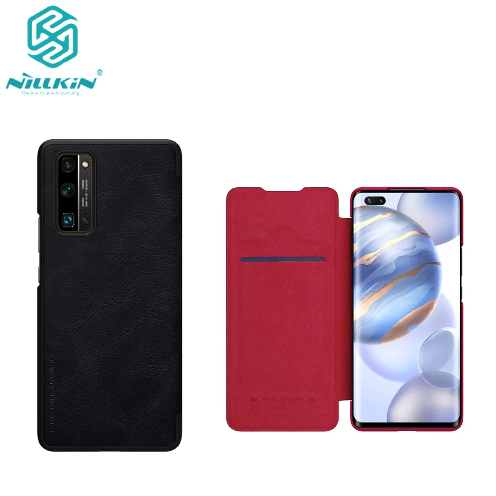 Чехол для Huawei Honor 30 Pro/30 Pro +, роскошный кожаный защитный флип-чехол серии Nillkin QIN с функцией пробуждения/сна
Чехол для Huawei Honor 30 Pro/30 Pro +, роскошный кожаный защитный флип-чехол серии Nillkin QIN с функцией пробуждения/сна