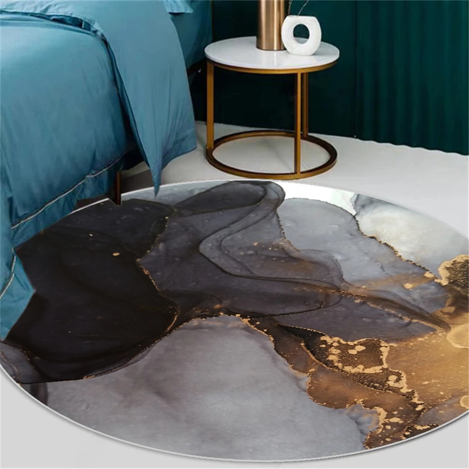 Черный ковер с абстрактным пейзажем, круглый ковер для журнального столика, ковер для гостиной, круглый ковер для спальни, прикроватный нес...
Черный ковер с абстрактным пейзажем, круглый ковер для журнального столика, ковер для гостиной, круглый ковер для спальни, прикроватный нес...