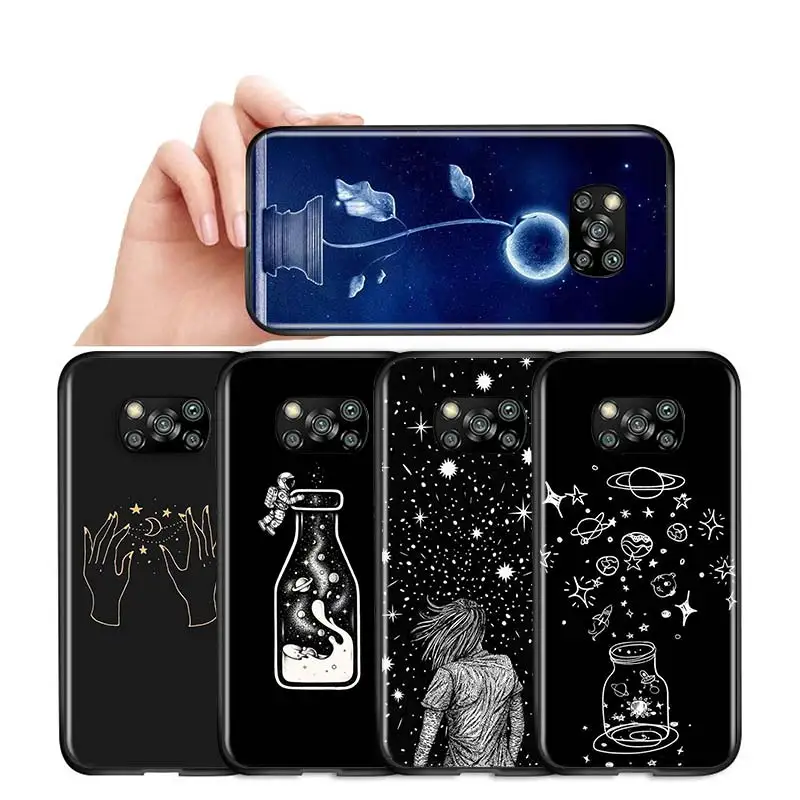 White Flower Moon Stars For Xiaomi Civi Poco X3 NFC F3 GT M3 M2 X2 F2 Pro C3 F1 Play Mix 3 A2 A1 6X 5X Black Soft Phone Case
White Flower Moon Stars For Xiaomi Civi Poco X3 NFC F3 GT M3 M2 X2 F2 Pro C3 F1 Play Mix 3 A2 A1 6X 5X Black Soft Phone Case