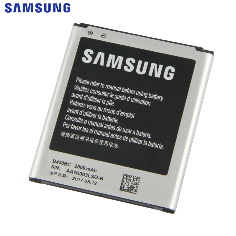 SAMSUNG Original Replacement Battery B450BC For Samsung GALAXY Core 4G SM-G3518 G3518 G3568V B450BE Phone battery 2000mAh | Мобильные