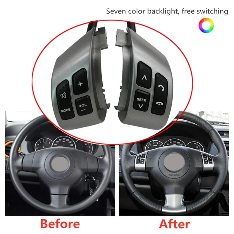 Steering Wheel Button Switch Audio Volume Bluetooth Phone Media Control Button Switch for Suzuki SX4 Swift 2006-2013
Steering Wheel Button Switch Audio Volume Bluetooth Phone Media Control Button Switch for Suzuki SX4 Swift 2006-2013