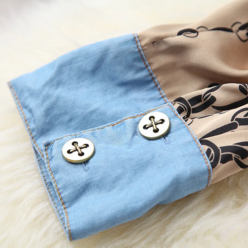 Shirt Dress Woman Spring Summer 2021 New Denim Patchwork Print Turn Down Collar Single Breasted Over The Knees A-Line Cothes
Shirt Dress Woman Spring Summer 2021 New Denim Patchwork Print Turn Down Collar Single Breasted Over The Knees A-Line Cothes