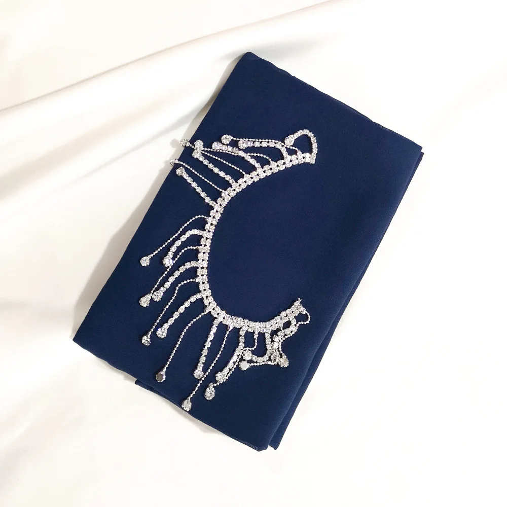 Donsignet Muslim Women Scarf Summer Chiffon Rhinestone Tassel Hijab Arab Turbans for Women Long Scarf Abaya Turkey Muslim Scarf
Donsignet Muslim Women Scarf Summer Chiffon Rhinestone Tassel Hijab Arab Turbans for Women Long Scarf Abaya Turkey Muslim Scarf