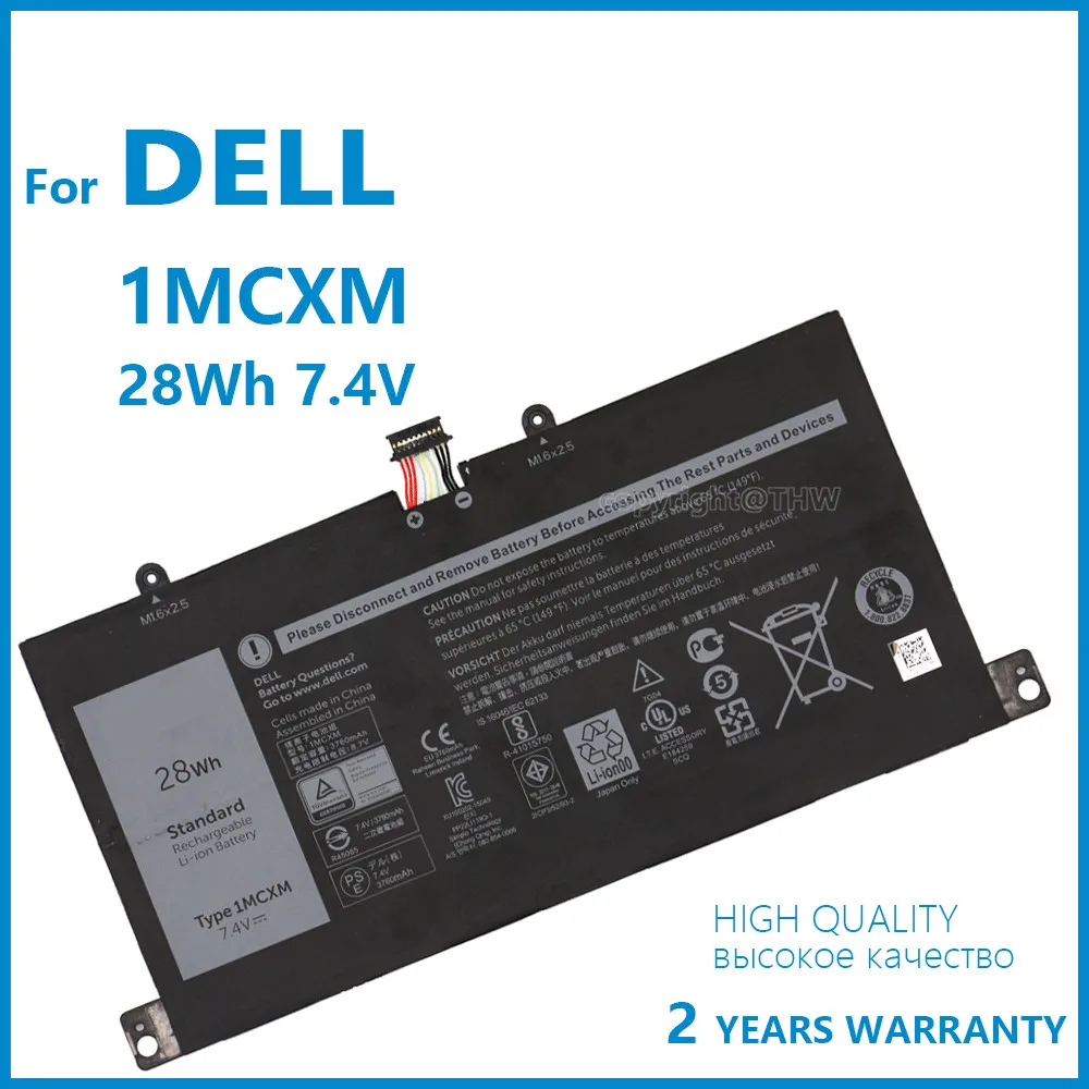 Oein 100% Genuine 1MCXM G3JJT PKG3N Laptop Keyboard Battery For DELL Latitude 11 5175 5179 Series Tablet PC 7.4V 28Wh Batteria
Oein 100% Genuine 1MCXM G3JJT PKG3N Laptop Keyboard Battery For DELL Latitude 11 5175 5179 Series Tablet PC 7.4V 28Wh Batteria