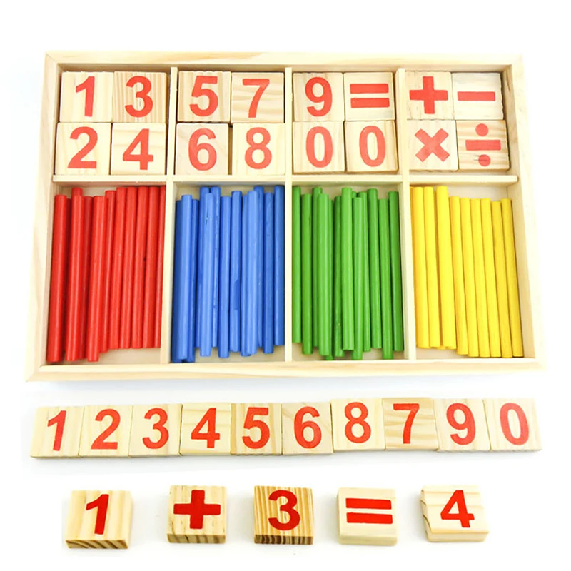 Educational Counting Sticks Toys Wooden Math Mathematical Toys for Children Teaching Aids Gift Wooden Box
Educational Counting Sticks Toys Wooden Math Mathematical Toys for Children Teaching Aids Gift Wooden Box