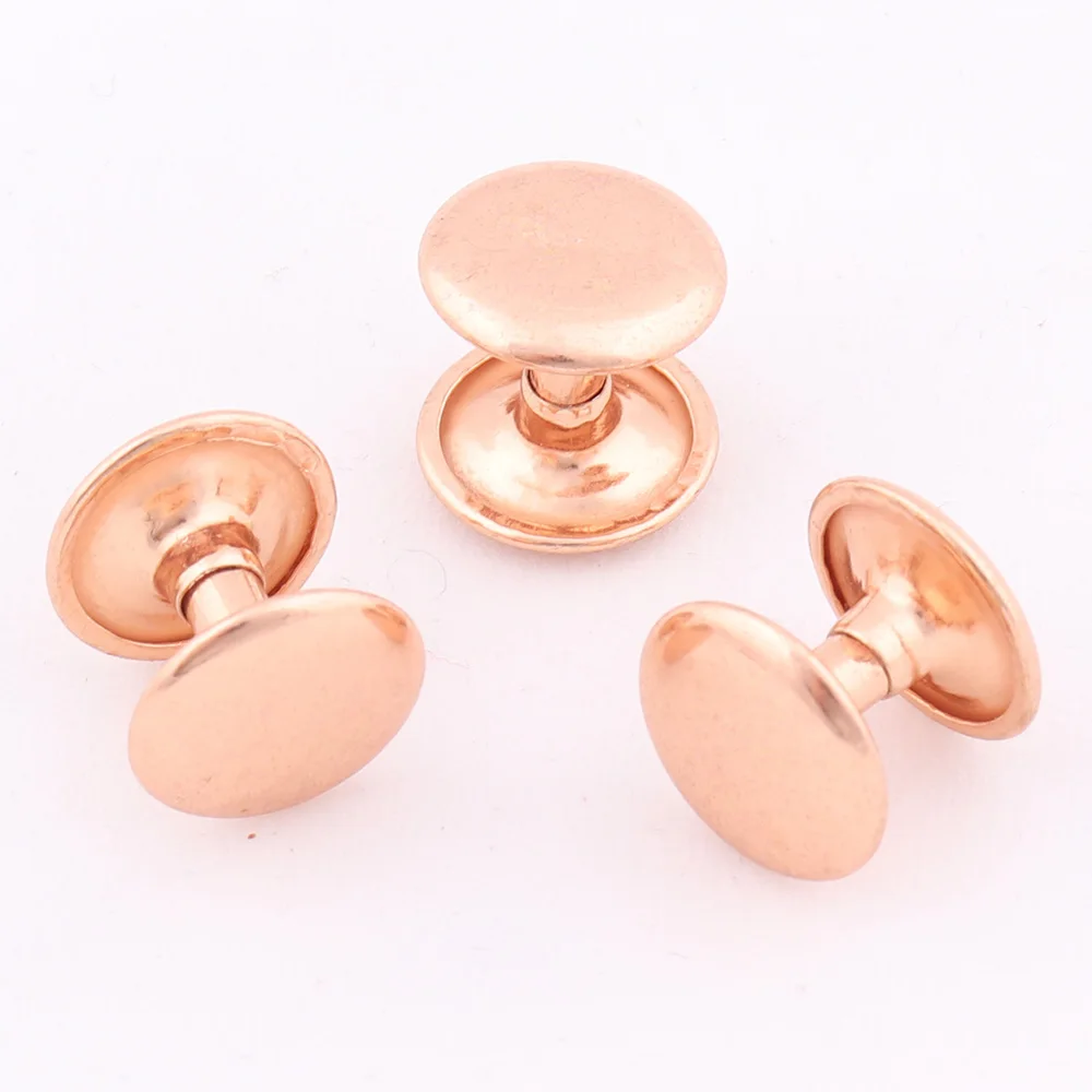 Round Double Cap Rivets Spike Studs Spots Nailhead 12*12mm DIY Leather Craft For Shoes Clothing Bag Wallet Parts Decoration
Round Double Cap Rivets Spike Studs Spots Nailhead 12*12mm DIY Leather Craft For Shoes Clothing Bag Wallet Parts Decoration