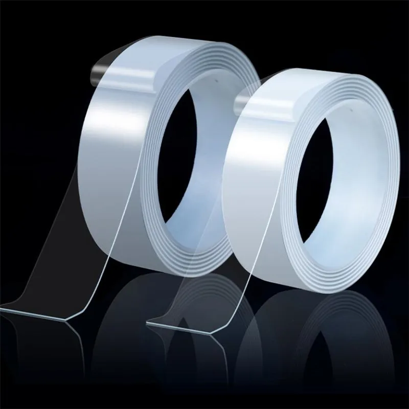 Transparent Nano Tape Double Sided Tape No Trace Fixing Tape Reusable Waterproof Adhesive Tape Cleanable Home
Transparent Nano Tape Double Sided Tape No Trace Fixing Tape Reusable Waterproof Adhesive Tape Cleanable Home