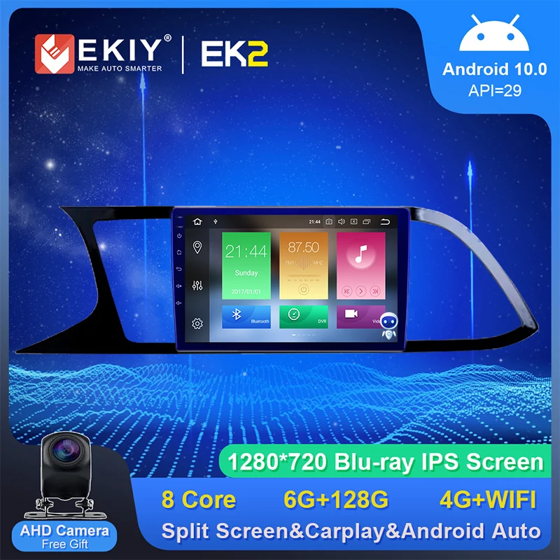 Автомобильное радио EKIY, для Seat Leon 2018, Android 10,0, GPS-навигация, мультимедийный видеоплеер, автомобильное радио, стерео Bluetooth IPS 1280*720
Автомобильное радио EKIY, для Seat Leon 2018, Android 10,0, GPS-навигация, мультимедийный видеоплеер, автомобильное радио, стерео Bluetooth IPS 1280*720