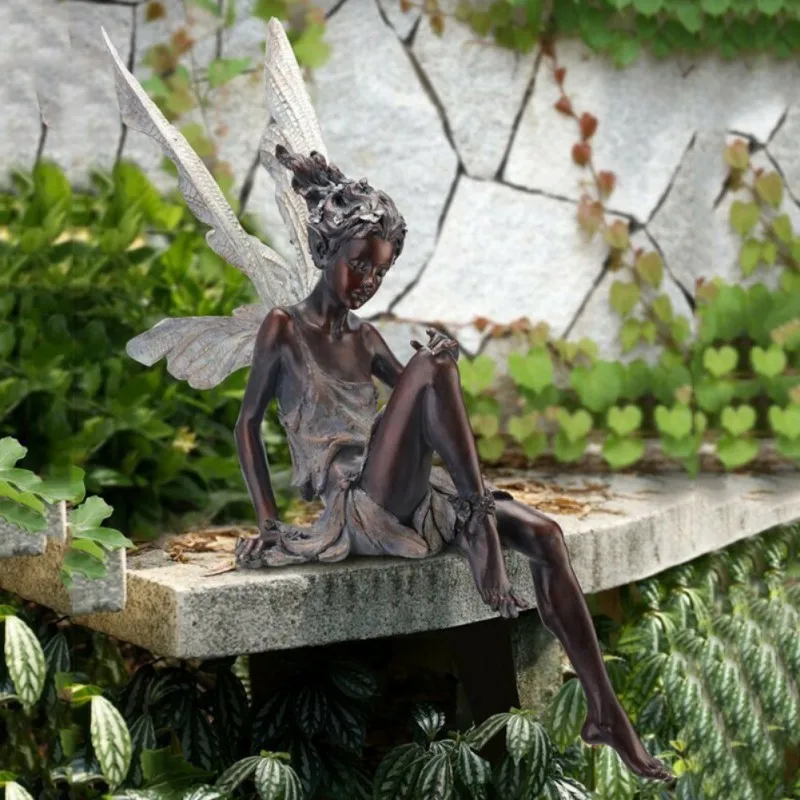 Flower Fairy Angel Ornaments Resin Ornaina Brown Beautiful and elegant, artistic style, angels come by my side, holiday supplies
Flower Fairy Angel Ornaments Resin Ornaina Brown Beautiful and elegant, artistic style, angels come by my side, holiday supplies