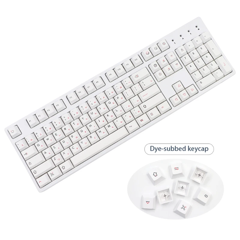 Japane Characters Keycaps PBT Standard Dye Sublimation Process Keycap 133Keys Cherry Profile for Mechanical Keyboard
Japane Characters Keycaps PBT Standard Dye Sublimation Process Keycap 133Keys Cherry Profile for Mechanical Keyboard
