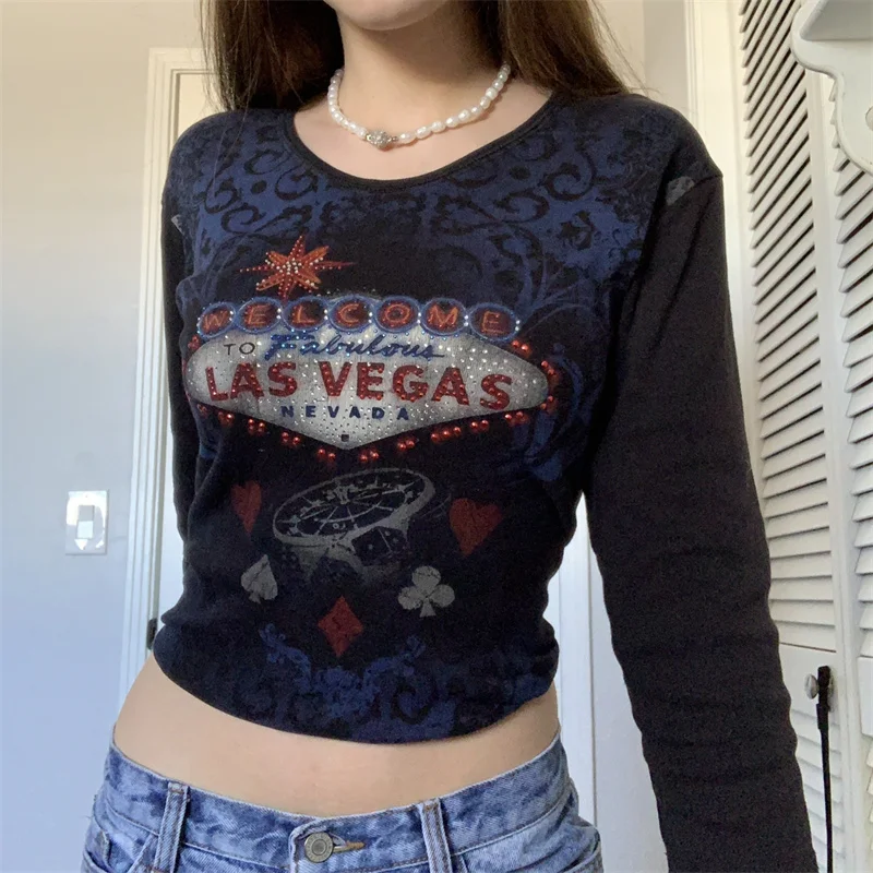 Hirigin 2000s Ретро футболка со стразами и графическим принтом Kawaii Fairycore гранж с длинным рукавом приталенный пуловер Женские винтажные укороченн...
Hirigin 2000s Ретро футболка со стразами и графическим принтом Kawaii Fairycore гранж с длинным рукавом приталенный пуловер Женские винтажные укороченн...