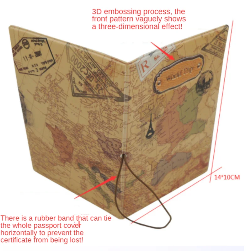 1 PC Travel Passport Holder Document Case World Map Three-Dimensional ID Card Passport Storage Bag Fashion Travel Goods New
1 PC Travel Passport Holder Document Case World Map Three-Dimensional ID Card Passport Storage Bag Fashion Travel Goods New