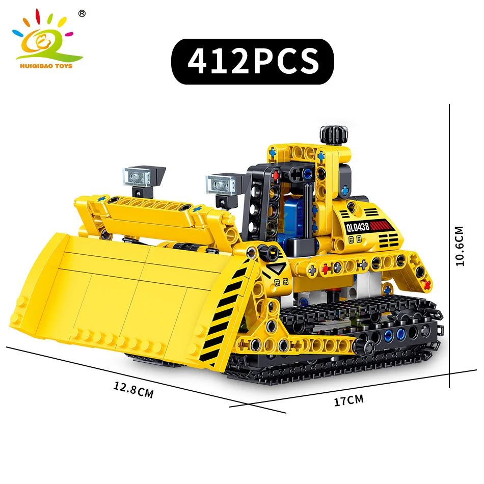 HUIQIBAO TOYS 412pcs Engineering Bulldozer Truck Building Blocks For Children City Construction Vehicle Car Bricks Set Kids Gift
HUIQIBAO TOYS 412pcs Engineering Bulldozer Truck Building Blocks For Children City Construction Vehicle Car Bricks Set Kids Gift